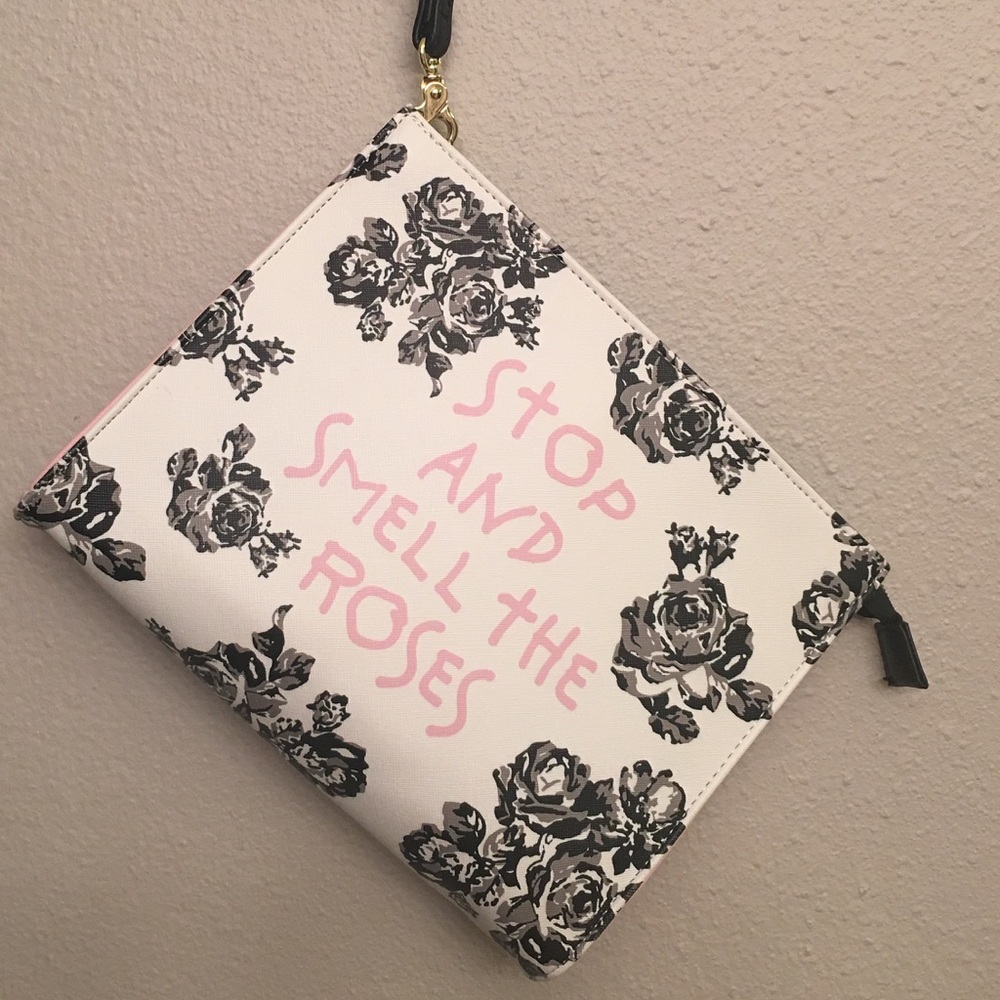 Betsey Johnson, Stop and Smell the Roses, clutch